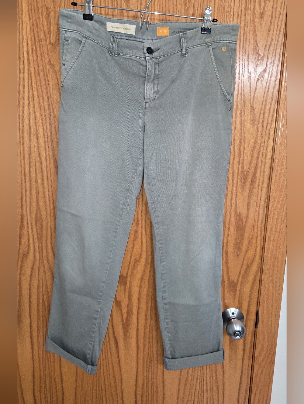 Anthropologie Pilcro And The Letterpress Size 29 Light Olive Green Chino Pants